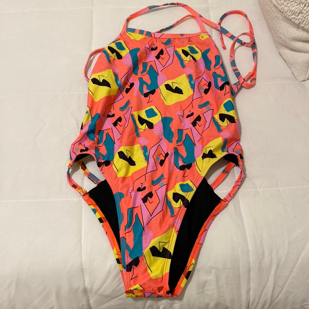 jolyn tie back onesie